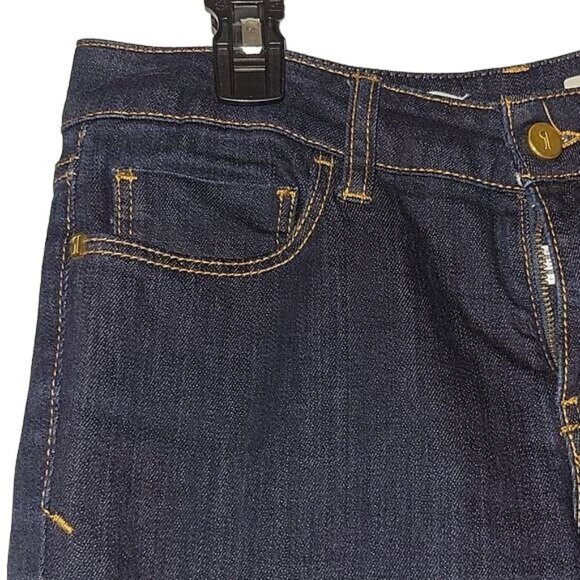 Stet Womens Dark‎ Wash Denim Skinny Jeans Size 27 - Picture 2 of 9